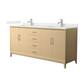 Option White Oak / Giotto Quartz Top / Brushed Nickel