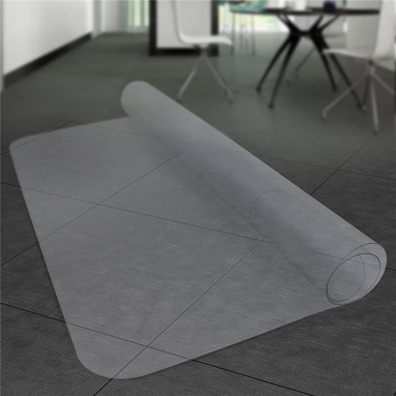 PVC Clear Home Use Transparent Protective Floor Mat - Transparent