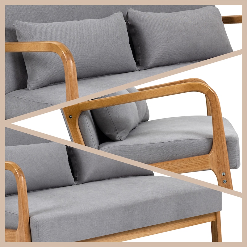 Mid-Century Modern Accent Sofa