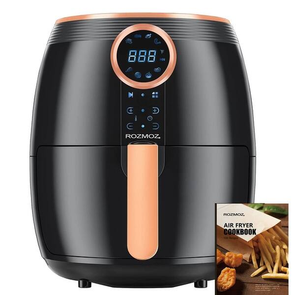 5.2 Qt Air Fryer with Overheat Protection, Nonstick Basket, Temp/Time  Control - Bed Bath & Beyond - 36394285