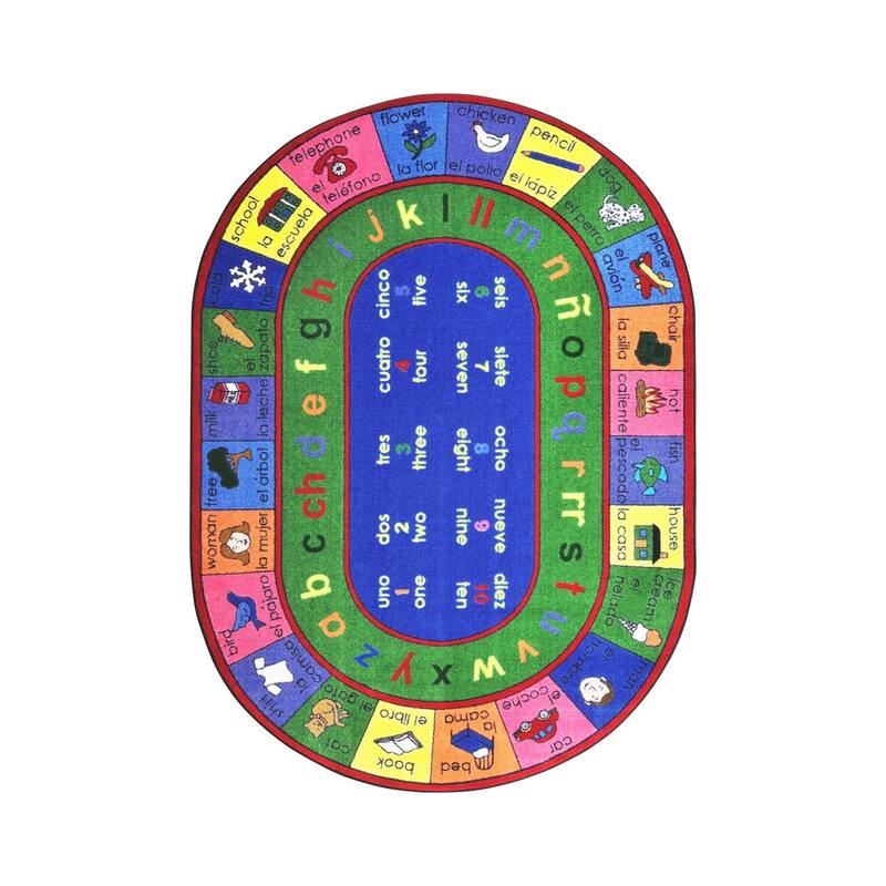 Multi - durable soft decorative rug for home, living room & bedroom - 7' x 7' Round