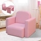 preview thumbnail 10 of 12, Qaba 2-in-1 Multifunctional Convertible Kids Table and Chair Set