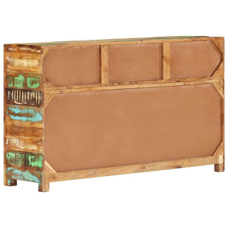 vidaXL Sideboard 43.3"x11.8"x25.6" Solid Wood Reclaimed - 43.3" x 11.8" x 25.6"