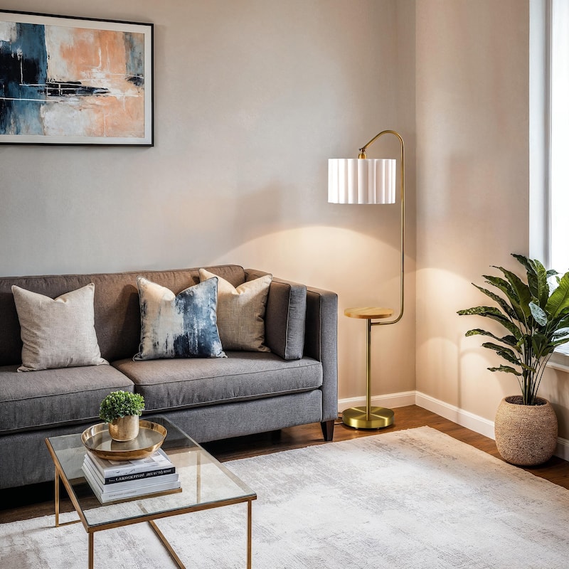 Caldwell Shelf Floor Lamp