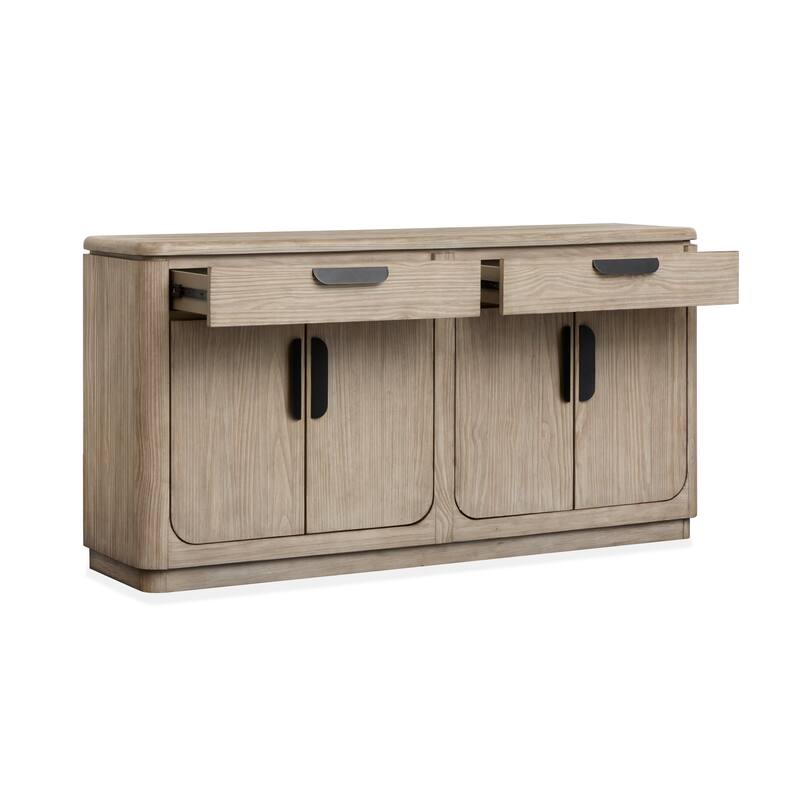 Magnussen Home Braelyn Dorian Grey Server - 70''W x 18''D x 36''H