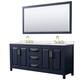 Option Dark Blue / White Quartz Top / Brushed Gold
