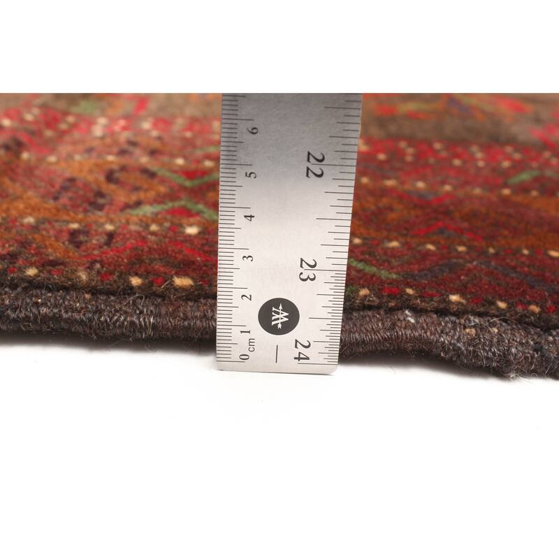 ECARPETGALLERY Hand-knotted Teimani Dark Grey Wool Rug - 3'8 x 5'11