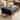 HULALA HOME Erauso Mid-Century Modern Genuine Leather Ottoman with Solid Wood Legs and Minimal Assembly