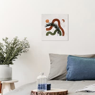 Wynwood Studio Prints Floral and Botanical Plants in Plain View White and Mid-Century Modern Wall Art Canvas Print