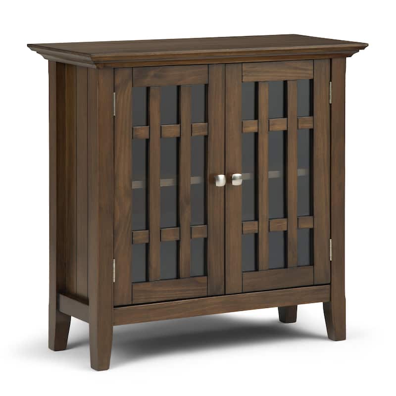 WYNDENHALL Halifax SOLID WOOD 37 inch Wide Transitional Medium Storage Cabinet - 37"w x 17"d x 36" h