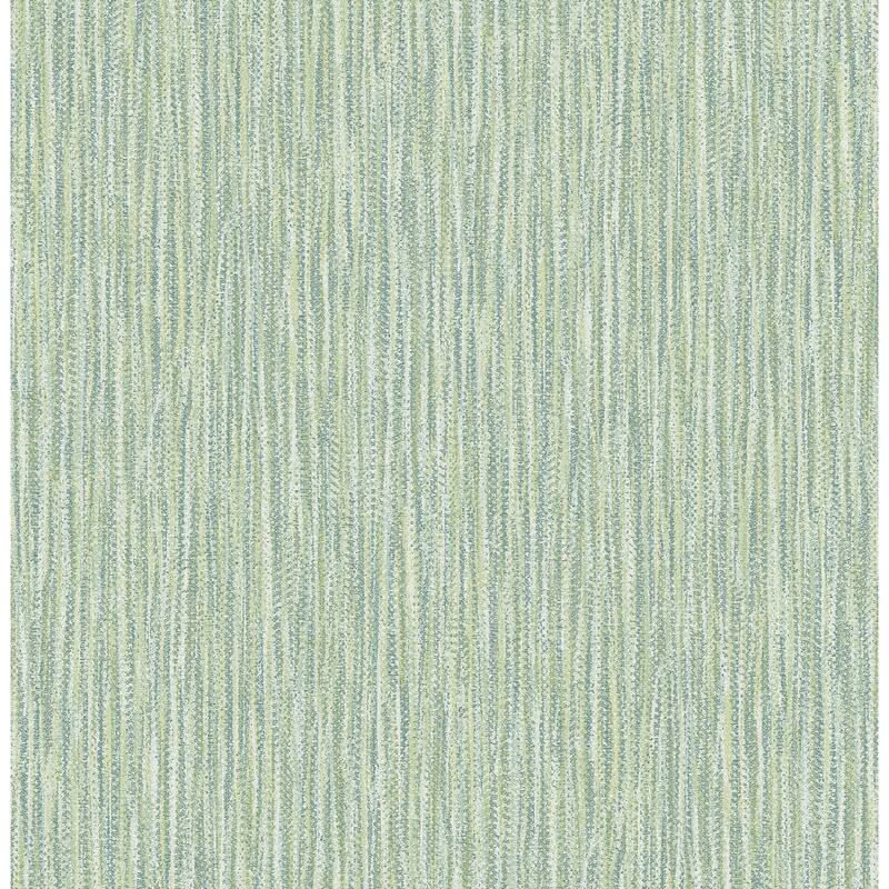 A-Street Prints Raffia Thames Green Faux Grasscloth Wallpaper