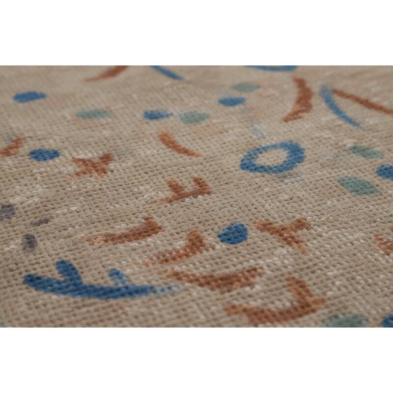 Tabriz Persian Area Rug Handmade Floral Wool Carpet - 8'3"x 11'3"