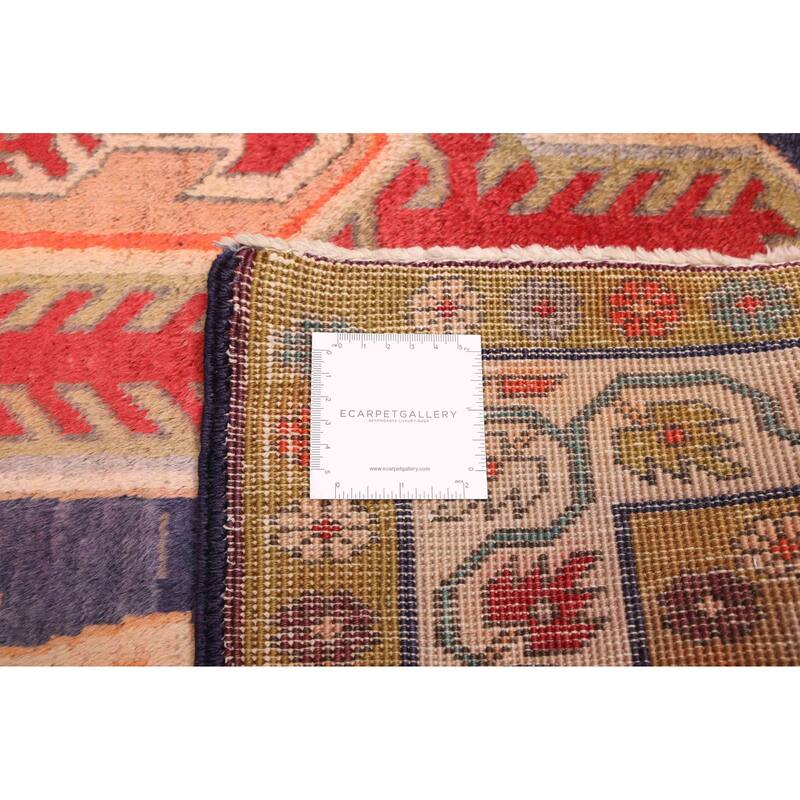 ECARPETGALLERY Hand-knotted Konya Anatolian Navy Wool Rug - 4'7 x 10'9