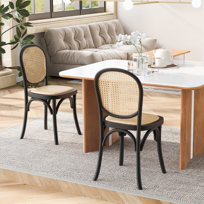 Sophia's Vintage Dining Chair Set by Christopher Knight Home - black