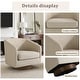 preview thumbnail 89 of 88, 31.1'' W Modern Barrel Swivel Accent Chair