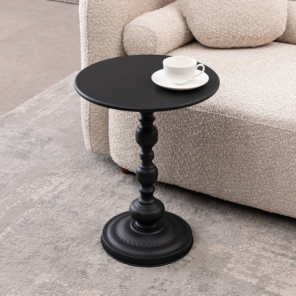 Coffee Table End Table Round Side Table for Living Room, Minimalist Sofa Table Accent Table Nightstand