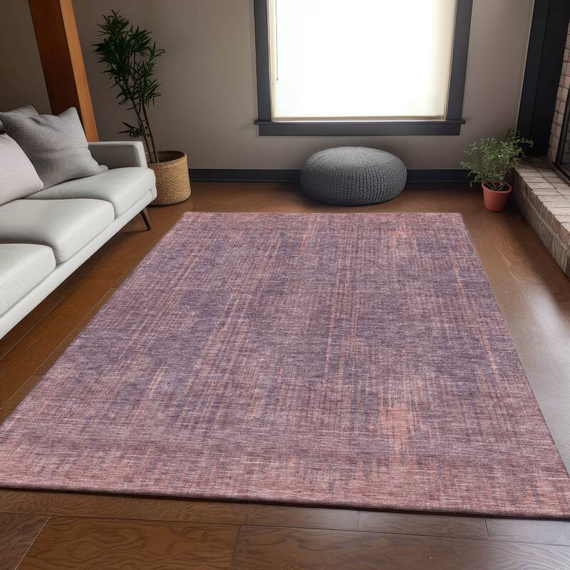 Premium Washable Super Soft Transitional Stripes Mayfield Rug