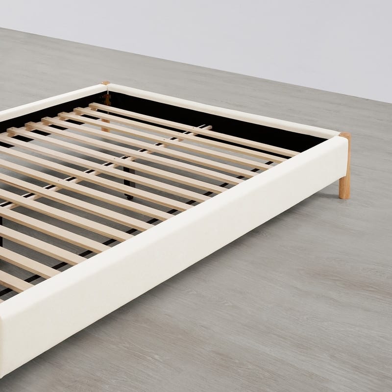 Spruce & Spring Camila Upholstered Platform Bed Frame with Headboard