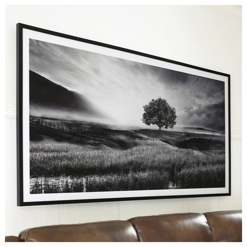 Deborland Wall Art - 87"W x 2"D x 46"H - Plastic - Black