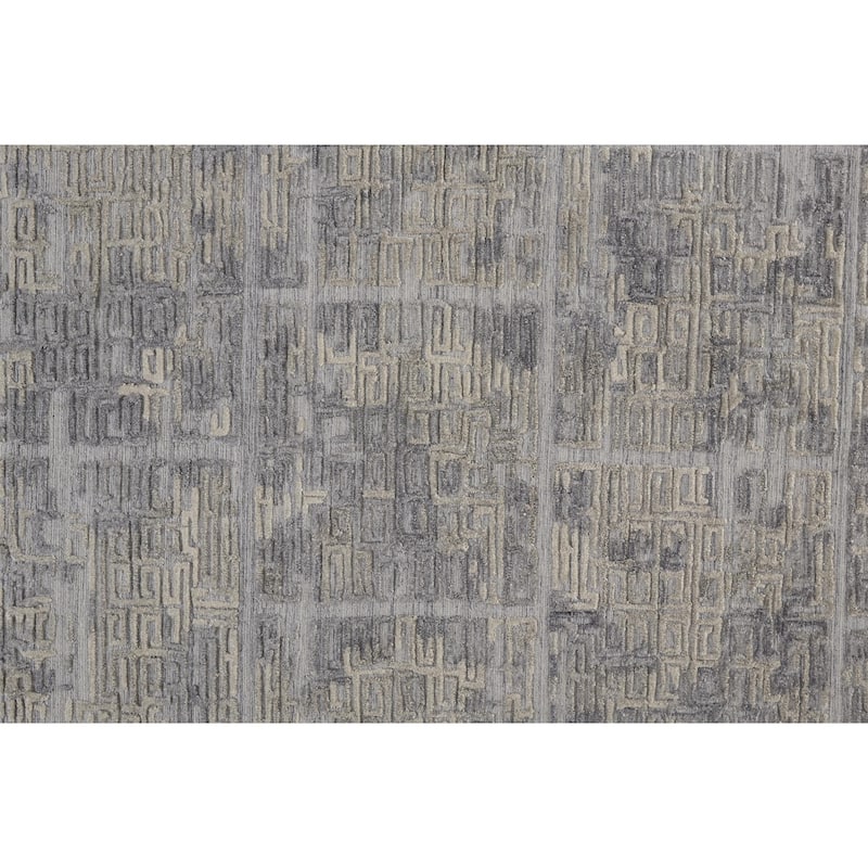 Grand Bazaar Huntley Hand Woven Abstract Modern Area Rug