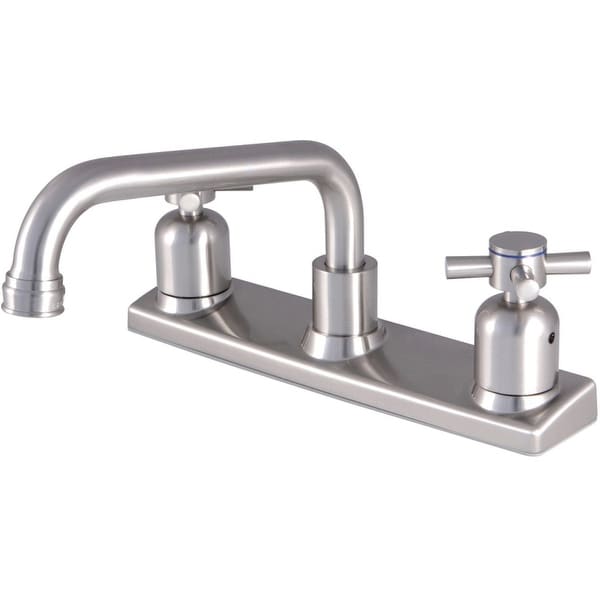 Kingston Brass FB213.DX Concord 1.8 GPM Widespread Kitchen Faucet with Duraseal Washerless Cartridge