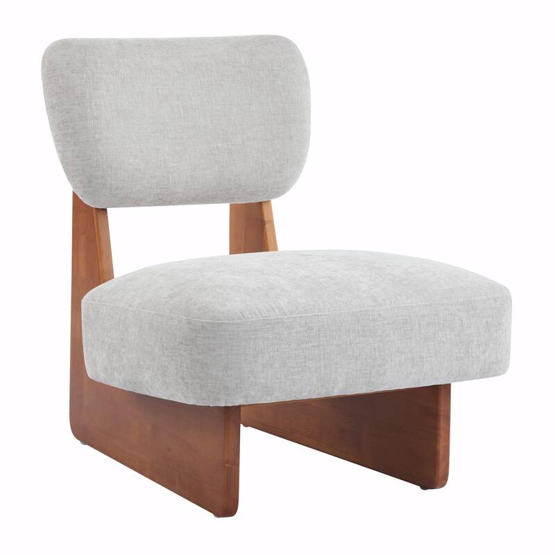Minimalist Accent Chairs Set - Wood Frame