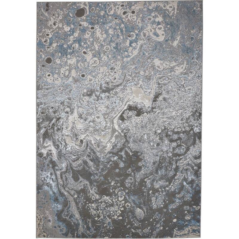 Aurelian Modern Metallic Oil Slick Area Rug