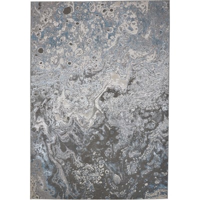 Aurelian Modern Metallic Oil Slick Area Rug