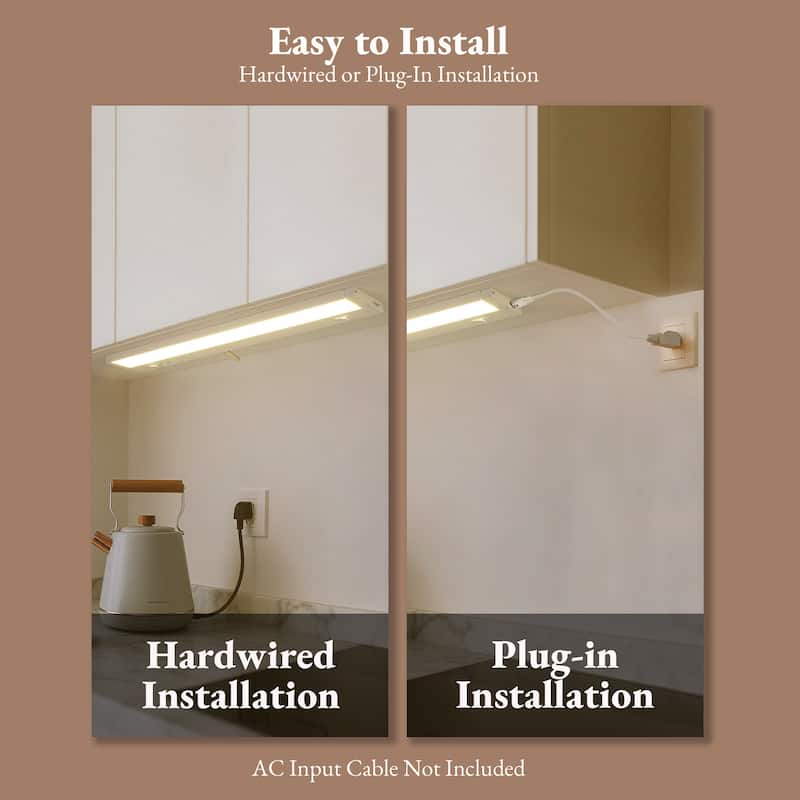 16W 32-Inch LED Under Cabinet Light 5CCT Strip Light
