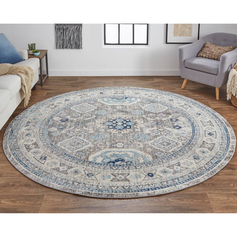 Bellini Vintage Bohemian Medallion Moroccan Transitional Rug