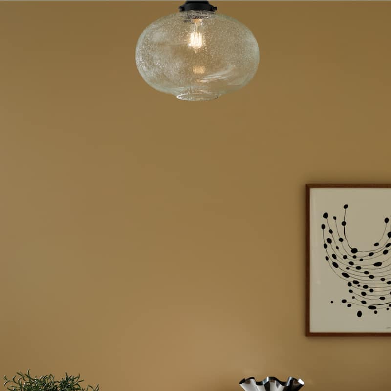 Kichler Lighting Avery 14.5 in. 1-Light Semi-Flush Mount Light