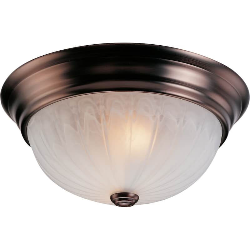 Volume Lighting V7732 Marti 2 Light 13" Wide Flush Mount Bowl Ceiling - Antique Bronze