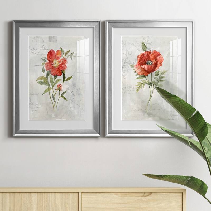 Linen Peony Premium Framed Print - Ready to Hang