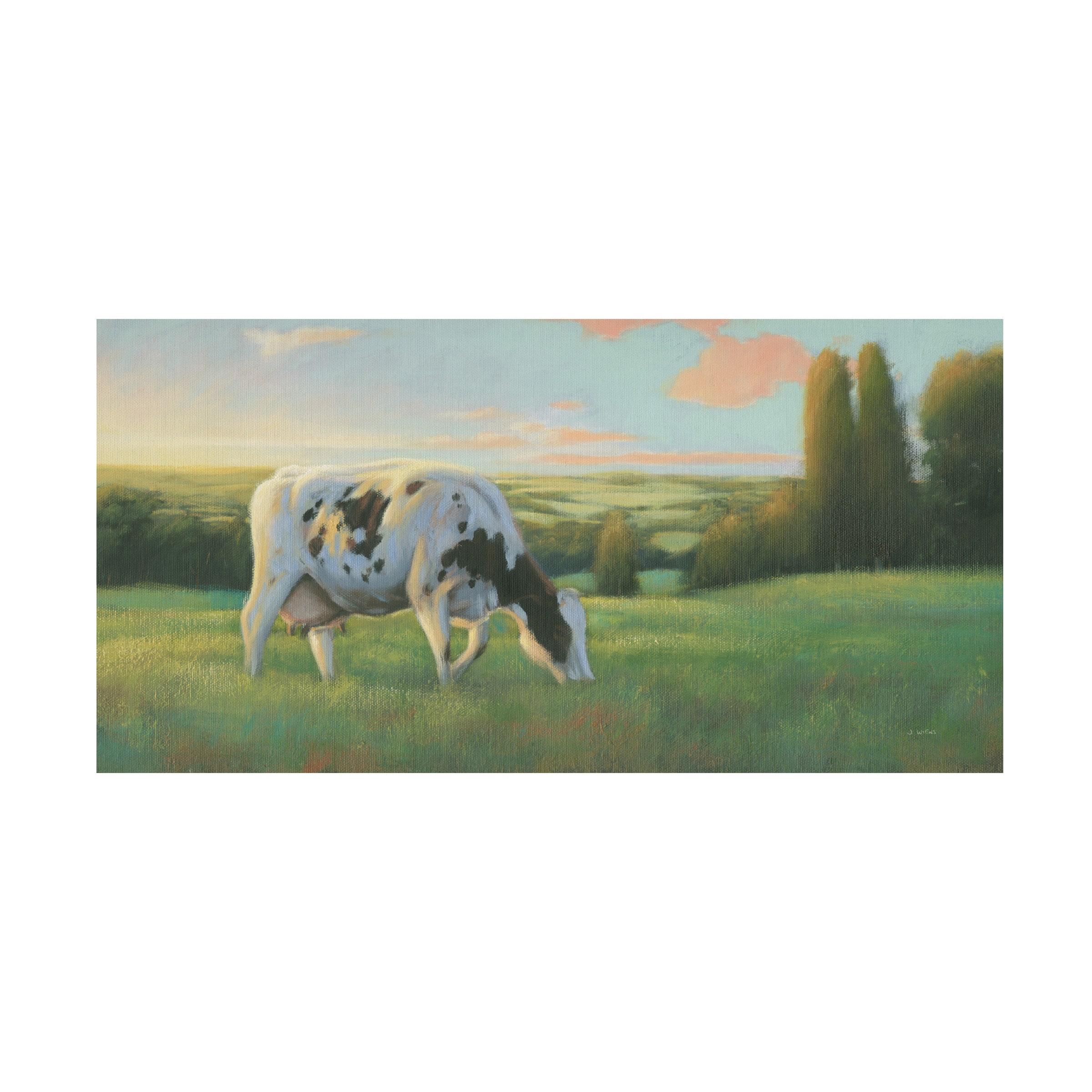 James Wiens 'Farm Life I' Canvas Art