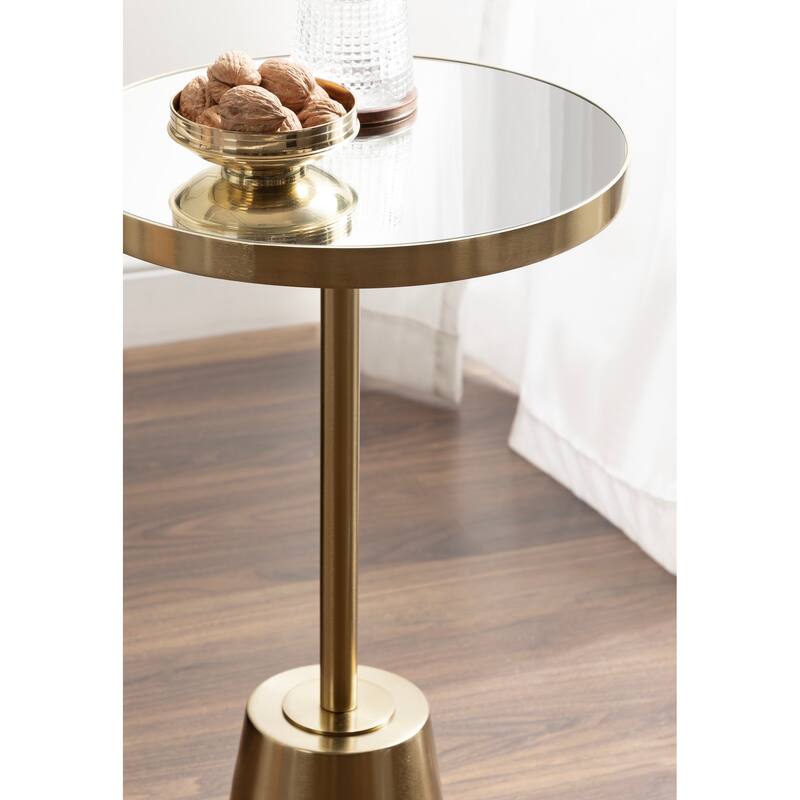 Kate and Laurel Tira Round Side Table