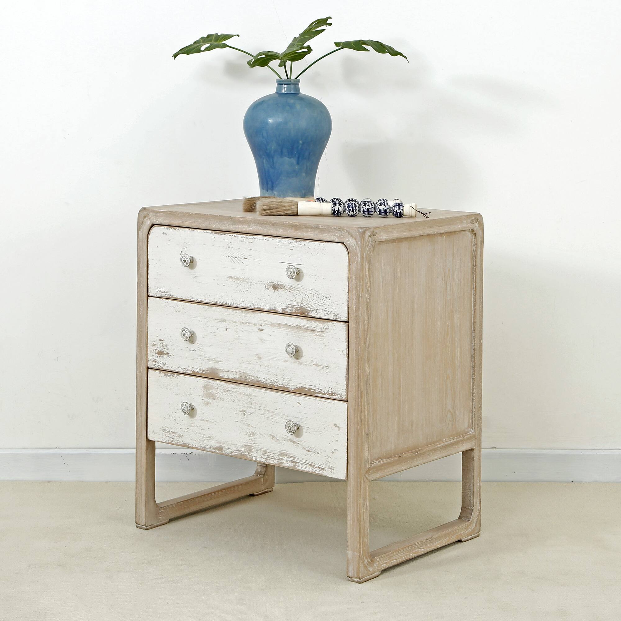 30 inch side deals table with drawers