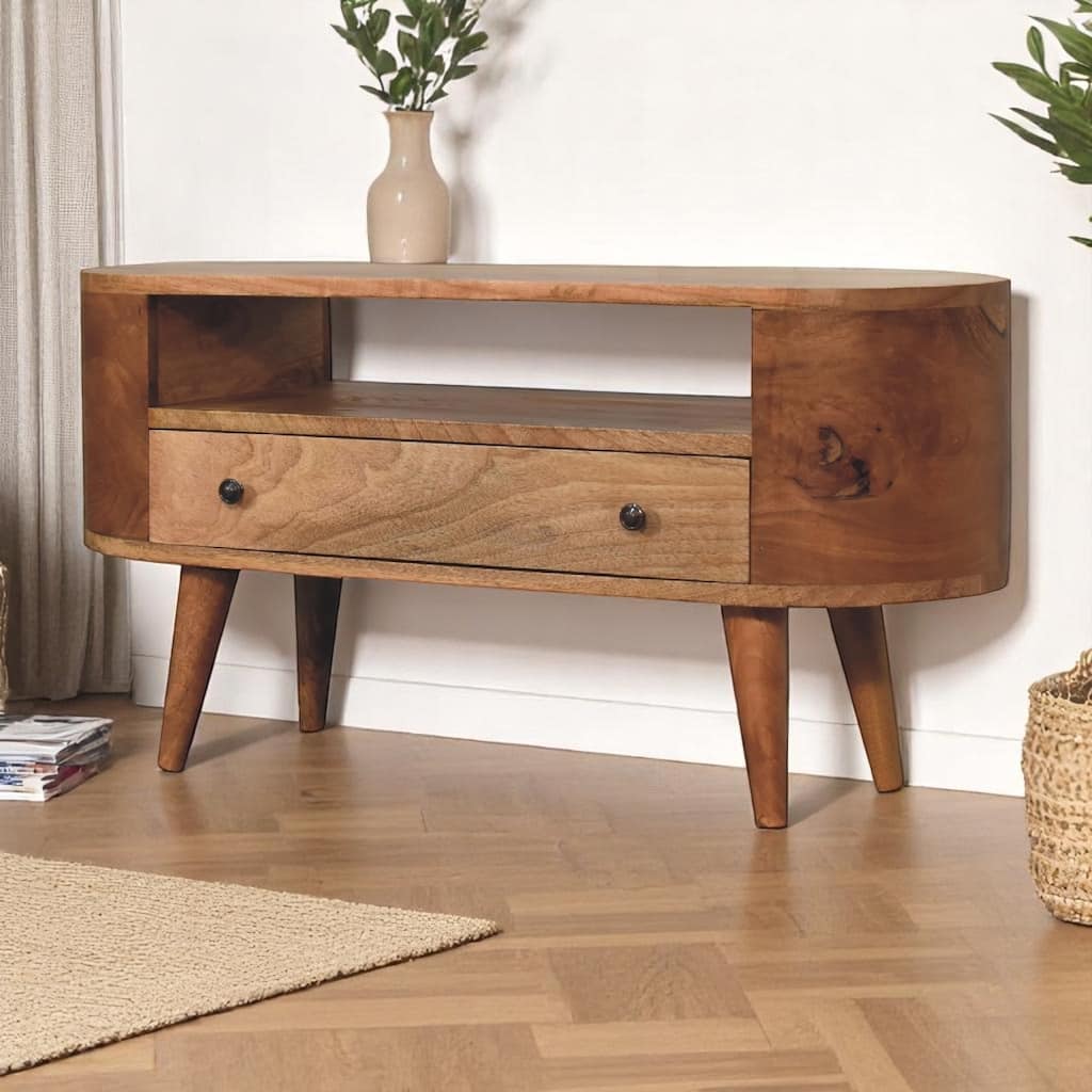 Artisan furniture Mini Rounded Entertainment Unit - n/a