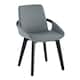 Option Grey Faux Leather