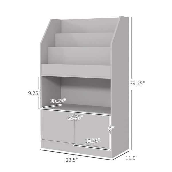 dimension image slide 0 of 2, Toy Storage Cabinet,Kids Bookcase Children's Bookshelf for Kids Room