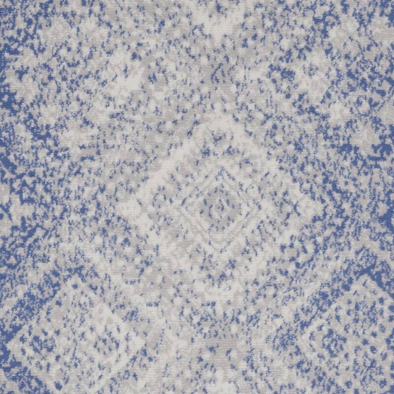 Fiwef Power Loomed Distressed Geometric Modern Stain Resistant Area Rug By HomeRoots - 60' X '36' X '0.39