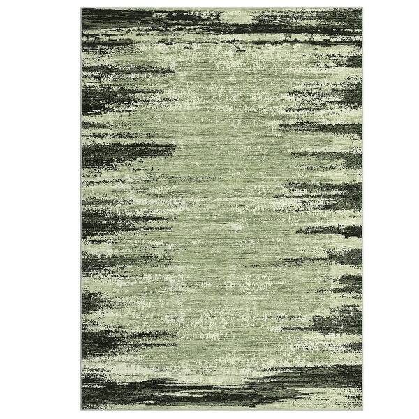 Washable Area Rugs for Living Room Modern Abstract Rug Non Slip Non Shedding Stain Resistant Carpet