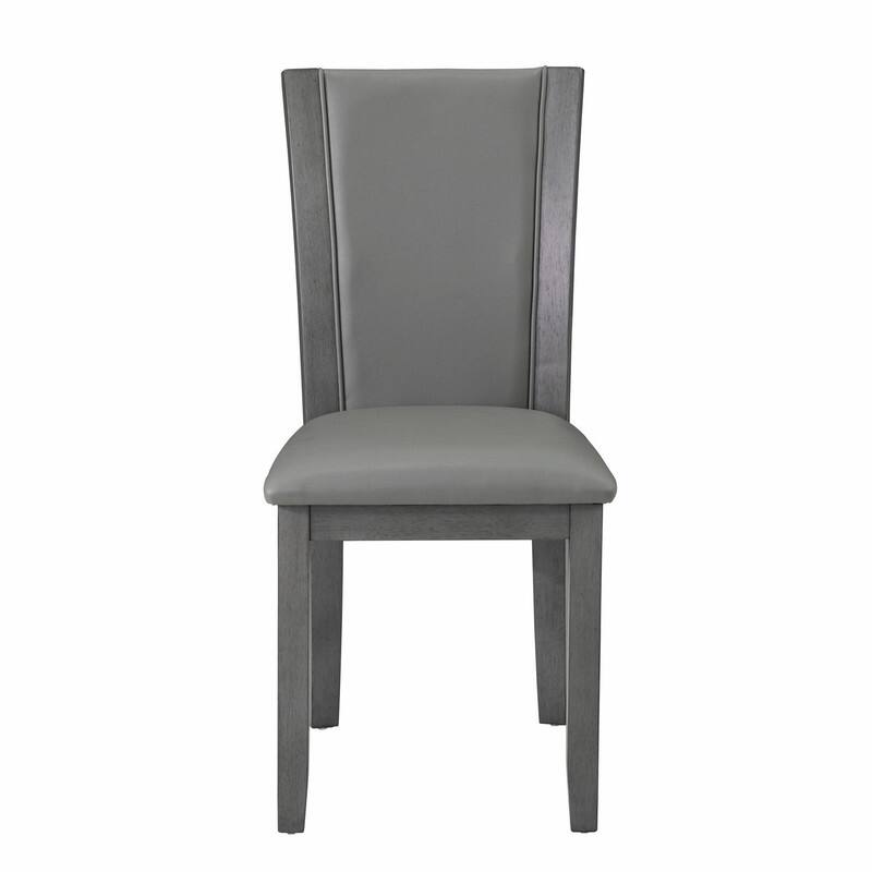 Wooden Dining Chairs Set of 4, Upholstered Side Chairs with Padded Seat for Kitchen & Dining Room