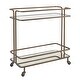 preview thumbnail 5 of 3, Uttermost Erivo Bronze Bar Cart - 34"W x 16"D x 32"H