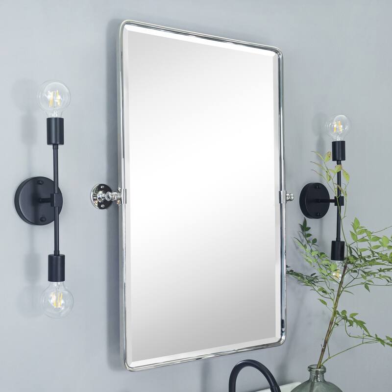 Woodvale Rectangle Metal Wall Mirrors
