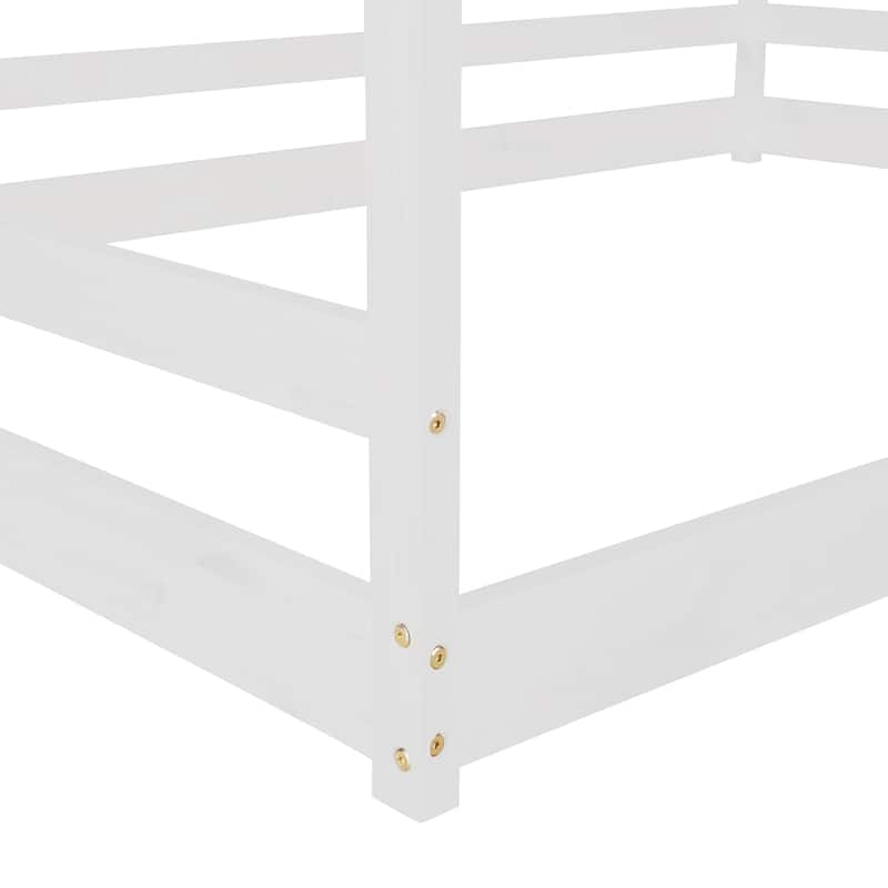 House Bed Wood Bed