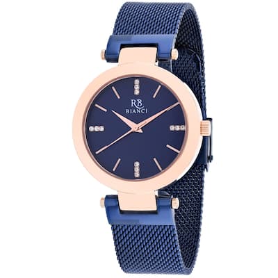 Roberto Bianci Women's Cristallo Blue Dial Watch - RB0406 - 6 (36)