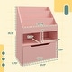 preview thumbnail 29 of 29, Kids Bookcase Multi-Shelf Rack Organizer with Storage Drawer for Books, Playroom