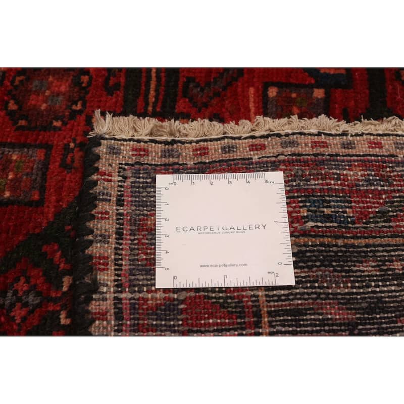 ECARPETGALLERY Hand-knotted Andelz Red Wool Rug - 4'8 x 9'7