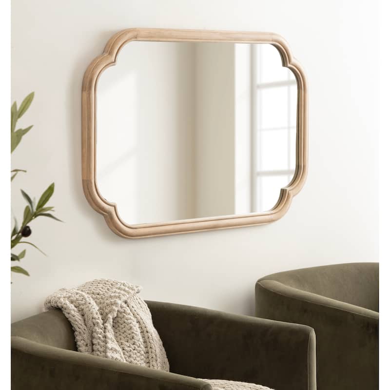 Kate and Laurel Glenby Scallop Wall Mirror