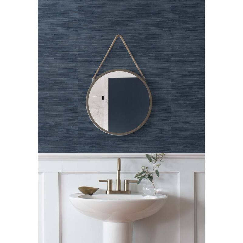 NextWall Cyrus Faux Grasscloth Peel and Stick Wallpaper